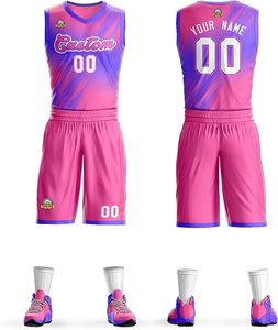 Camiseta de baloncesto profesional personalizada, conjunto de uniforme, diseña tu propio uniforme de baloncesto, ropa de baloncesto personalizada para hombre - Product Image 1