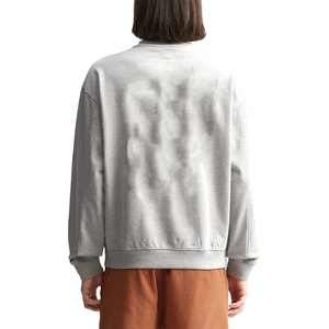 Respirant léger brodé personnalisé hommes sweats manches longues Style décontracté motif solide 100% coton pour l'hiver fait - Product Image 4