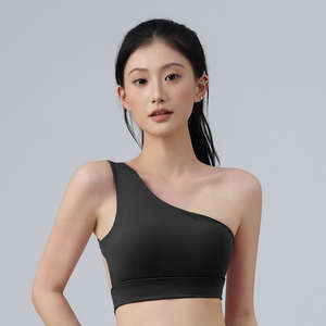 Top Deportivo de Yoga Transpirable con Logotipo Personalizado, de Alta Calidad, para Mujer, Estilo Deportivo, con un Solo Tirante - Product Image 6