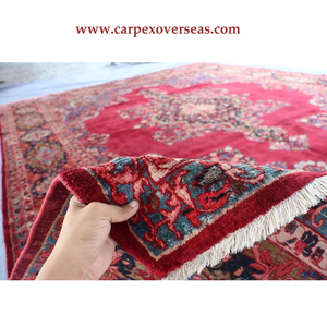 Alfombra de lana hecha a máquina de estilo Mandilion turco de alta calidad, tamaño grande para el hogar, hoteles, pasillos, acolchada y resistente a las manchas - Product Image 2