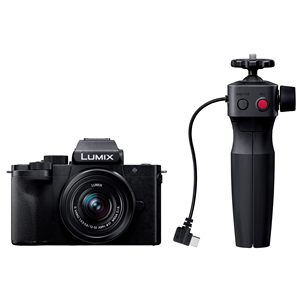 Appareil photo numérique hybride sans miroir Micro Four Thirds 20,3MP 4K avec objectif zoom 12-32mm et stabilisation hybride 5 axes pour vlogging et photographie, capteur CMOS - Product Image 1