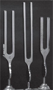<b>Medical</b> Gardiner Brown Tuning Fork set 128, 256, 512 Hz Brushed Steel healing - Product Image 3