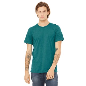 T-shirts en trois mélanges unisexes pour adultes Bella Canvas avec logo personnalisé - Product Image 1