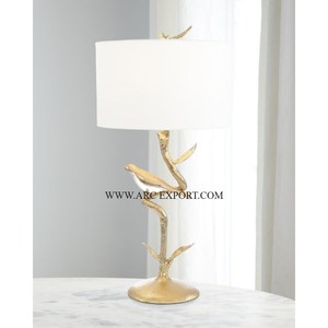 Lampe de table d'intérieur en aluminium poli et doré de la plus haute qualité Design attrayant Lampes d'éclairage de luxe de style nouveau - Product Image 1