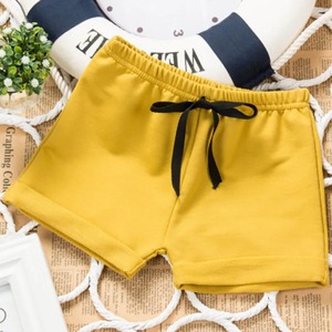 Offre Spéciale bébé solide enfants pantalons enfants pantalons garçons filles été plage coton Shorts adolescent vêtements détail sport Shorts - Product Image 4