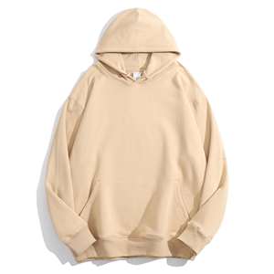Sudadera con Capucha Extra Grande con Hombros Caídos y Logotipo Personalizado para Hombre, Sudadera Básica Lisa Hecha de 100% Algodón para Invierno - Product Image 2