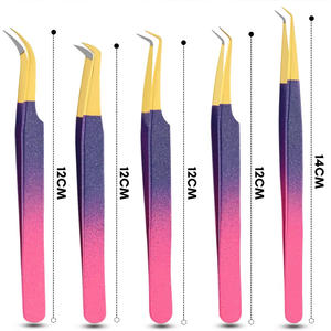 ชุดแหนบต่อขนตาแบบฟันปลาทำจากสเตนเลสสตีลคุณภาพสูงออกแบบโลโก้ได้ตามต้องการ - Product Image 6