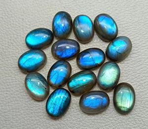 Labradorita azul de alta calidad MM Calibrar piedras preciosas Cabujón hecho a mano Tamaño:- 13X18MM ,10X14MM ,10X12MM,10MM, Y, 8MM Forma redonda - Product Image 5