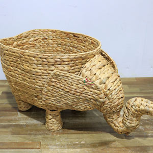 Artex Dong Thap Handmade <b>Rattan</b> Animal <b>Basket</b> Decorative Woven Organizer for Home <b>Storage</b> and Gifts - Product Image 2