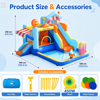 Château gonflable pour enfants, utilisation en extérieur, utilisation humide et sèche, installation rapide, pour les fêtes de fin d'année, les anniversaires d'enfants, OEM ODM