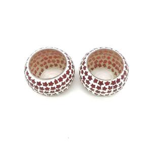 Bougie décorative en verre mosaïque fantaisie, porte-bougie, bougie chauffe-plat, décoration d'intérieur, fête de Noël, mariage - Product Image 1