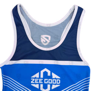 Combinaison de lutte sublimée respirante à séchage rapide, légère et extensible pour hommes, entraînement de musculation, adulte - Product Image 4