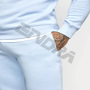 Survêtement de sport de jogging pour hommes, sweat-shirt à logo personnalisé, ensemble de sport de gymnastique pour hommes, survêtements pour hommes - Product Image 5