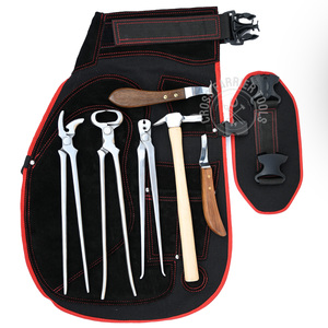 Kit Completo de Herramientas de Herraje, Cortador de Cascos, Extractor de Clavos, Pinza para Clavos, Cuchillos para Cascos y Delantal de Herrero de Cuero Resistente - Product Image 6