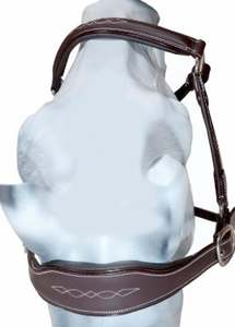 Harnais pour cheval anglais sur mesure, robuste, en cuir résistant, fabriqué par un exportateur fabricant de harnais pour chevaux - Product Image 5