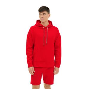 <b>Men</b> Trendy Summer Hoodie and <b>Shorts</b> Set Casual Lightweight Streetwear Custom OEM Private Label Factory Supplier - Product Image 2