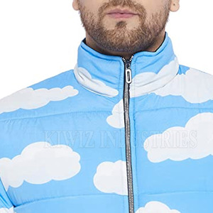 Printed Puffer <b>Jackets</b> Factory Winter New Arrival <b>Long</b> Sleeve Puffer <b>Men</b> <b>Jacket</b> With Customized Logo - Product Image 5
