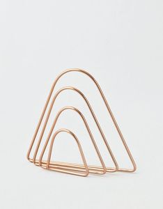 Porte-serviettes en fil de laiton triangulaire design moderne, fabricants et exportateurs leaders, grossiste de porte-serviettes design - Product Image 3