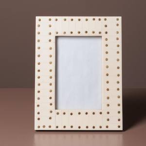 Marco de Fotos de Resina Hecho a Mano con Impresión Digital, Diseño de Mosaico Indio Marroquí, Venta al por Mayor - Product Image 1