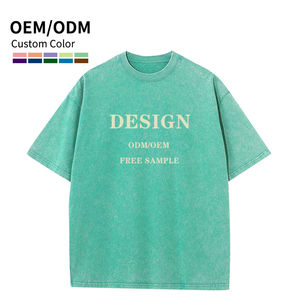 T-shirts surdimensionnés unisexe de haute qualité 100% coton T-shirt uni personnalisé pour hommes - Product Image 4