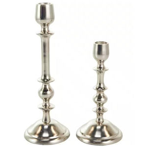 Rshan Handicrafts Black Aluminum Candle Stand <b>Candlestick</b> <b>Holder</b> Handmade Eco-Friendly Luxury Design Home Decor Heat Resistant - Product Image 2