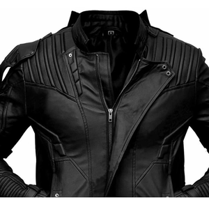 Chaqueta de Cuero Personalizada para Hombre, Chaqueta de Motociclista Clásica y Elegante de Lona Transpirable para Carreras de Motocross, Chaqueta de Motociclista de Moda de Invierno - Product Image 6