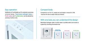 Nouveau distributeur électrique personnalisé pour filtrer l'eau à hydrogène Application japonaise Générateurs d'eau à hydrogène domestiques - Product Image 5