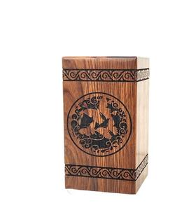 Urnas de Madera para Cenizas Humanas, Caja Funeraria con Árbol de la Vida, Urna Personalizada para Cenizas de Adultos, Urna de Madera Grande para Mamá y Papá - Product Image 2