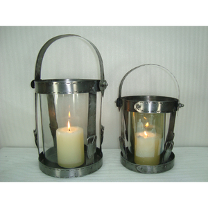 Bougie Antique en cuivre Hurricane, petit support de bougie pour la décoration de la maison, lampe à bougie et Table à manger, lampe à thé décorative - Product Image 5