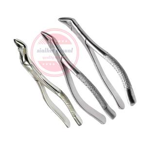 Ensemble de pinces d'extraction dentaire en acier inoxydable 3 pièces Instruments dentaires chirurgicaux - Product Image 2