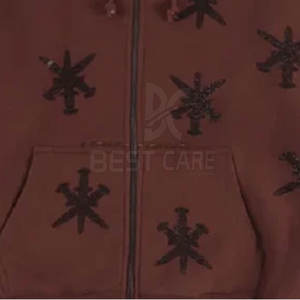 Nouveau style de survêtements en strass pour hommes taille personnalisée survêtement en strass pour hommes de meilleure qualité - Product Image 5