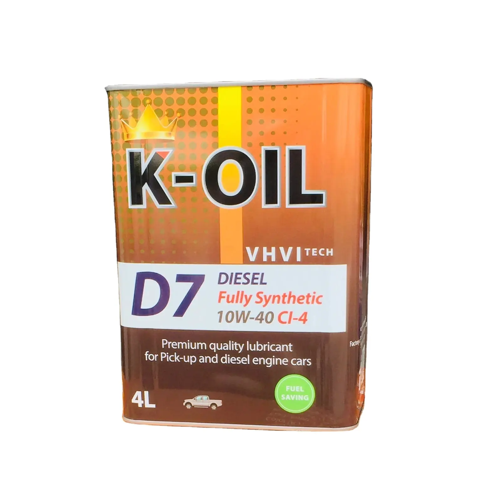 K-Oil D7 Diesel 10W40 CI-4 j Óleo Totalmente Sintético melhor qualidade e baixo preço para aplicações de motor Diesel fábrica no Vietnã