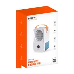 Porodo Lifestyle Water & Ice Nano Mist Ventilador de refrigeración Motor de ventilador axial para deshumidificador Black Wall Building Sales Cast ROHS Support - Product Image 3