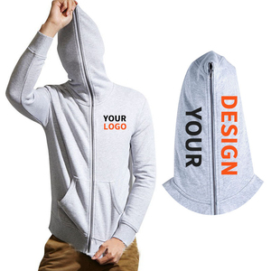 Nueva Moda Hombre Otoño Invierno Sudadera con Capucha Manga Larga Color Sólido Casual Forro Polar Grueso Cálido Poliéster/Algodón - Product Image 2