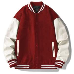 Chaquetas Varsity Personalizadas para Hombre, Ropa Ajustada y Deportiva con Diseño de Logotipo Personalizado, Bolsillos Laterales, Chaqueta de Invierno para Hombre con Parches - Product Image 1