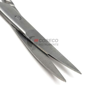 Tijeras para Iris, Instrumento Quirúrgico, Punta Fina y Afilada, Acero Inoxidable, Microtijeras de Disección Curvas, Autoclavables - Product Image 6