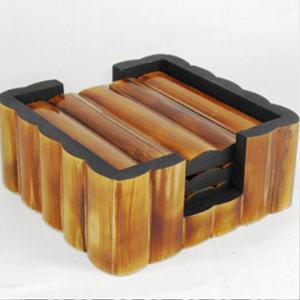 MOP INLAY SQUARE WOODEN Coasters Mat Pad Producto hecho a mano de alta calidad - Product Image 2