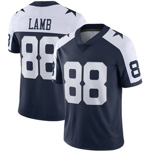 Nueva Llegada Camisetas de Fútbol Americano Unisex Impresión por Transferencia de Calor Manga Corta Personalizable Secado Rápido Transpirable Adultos - Product Image 5