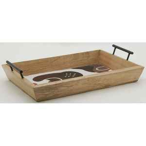 Plateau de service de cuisine en bois personnalisé Plateau à dessert décoratif en bois de noyer de qualité supérieure disponible à l'usine - Product Image 4