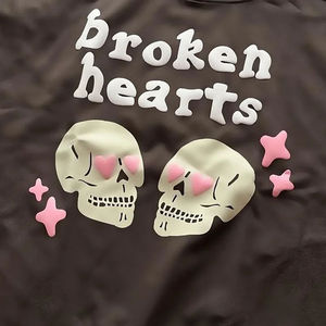 Camiseta de algodón 100% de calidad superior para hombre, nuevo diseño, estampado de soplo, ajuste Extragrande - Product Image 3