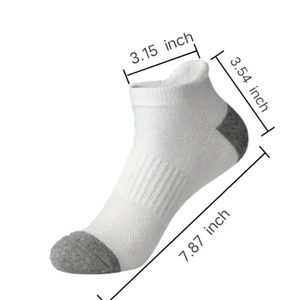 Men's Ankle Socks with <b>Cushion</b> Athletic Running Socks Breathable Comfort for 5 Pairs Lot Sports Sock for men - Product Image 5