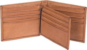 Custom Personalized Men Luxury Genuine Leather Vintage Short <b>RFID</b> <b>Wallet</b> with Letter Decoration - Product Image 2