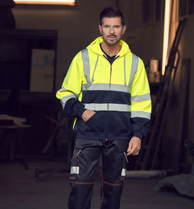 Chaquetas Reflectantes Personalizadas al por Mayor, Chaquetas de Seguridad Reflectantes para Carretera de Invierno para Construcción con Múltiples Bolsillos - Product Image 4