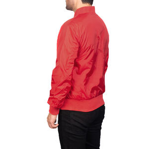 แจ็กเก็ตบอมเบอร์ซาตินสำหรับผู้ชายเสื้อแจ็กเก็ตหนังขนเป็ด - Product Image 5