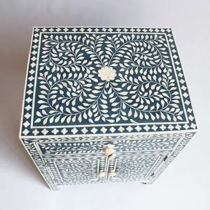 เฟอร์นิเจอร์ฝังกระดูกสไตล์อินเดียระดับพรีเมี่ยมดีไซน์ดอกไม้ออกแบบเองและทำด้วยมือ - Product Image 6