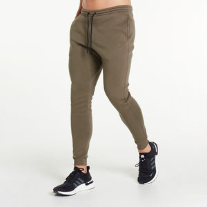 Pantalon de survêtement pour homme, coupe droite, style streetwear, double couche, respirant, léger, ample, en polyester/coton, avec cordon de serrage - Product Image 1