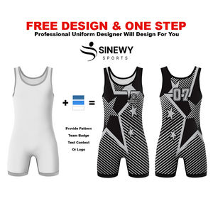 Wrestling Singlets Reversible Full Sublimation High Performance Compression Powerlifting Singlets Youth & Adult Sizes - Product Image 4