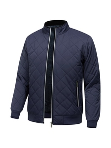 Chaqueta de bombardero de cuero para hombre personalizada estilo Hip Hop transpirable e impermeable para el invierno precio al por mayor - Product Image 6