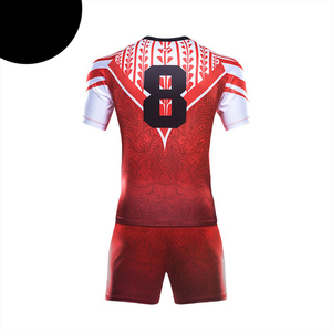 Vêtements de sport 100% Ensembles d'uniformes de rugby en polyester Séchage rapide Respirant OEM Personnalisable Qualité supérieure pour hommes adultes Prix - Product Image 4