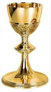 Calice métallique classique pour la maison, produit d'église, gobelet à vin rond, couleur or et argent, nouveauté gothique martelé, article cadeau, fournitures - Product Image 2